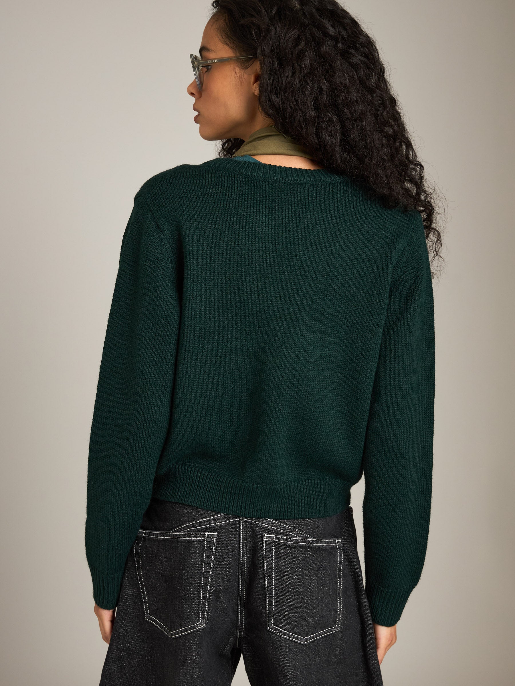MONK & LOU - Leena Cropped Cardigan - 