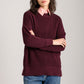 MONK & LOU - Lora Oversized Pullover Tunic Sweater - 