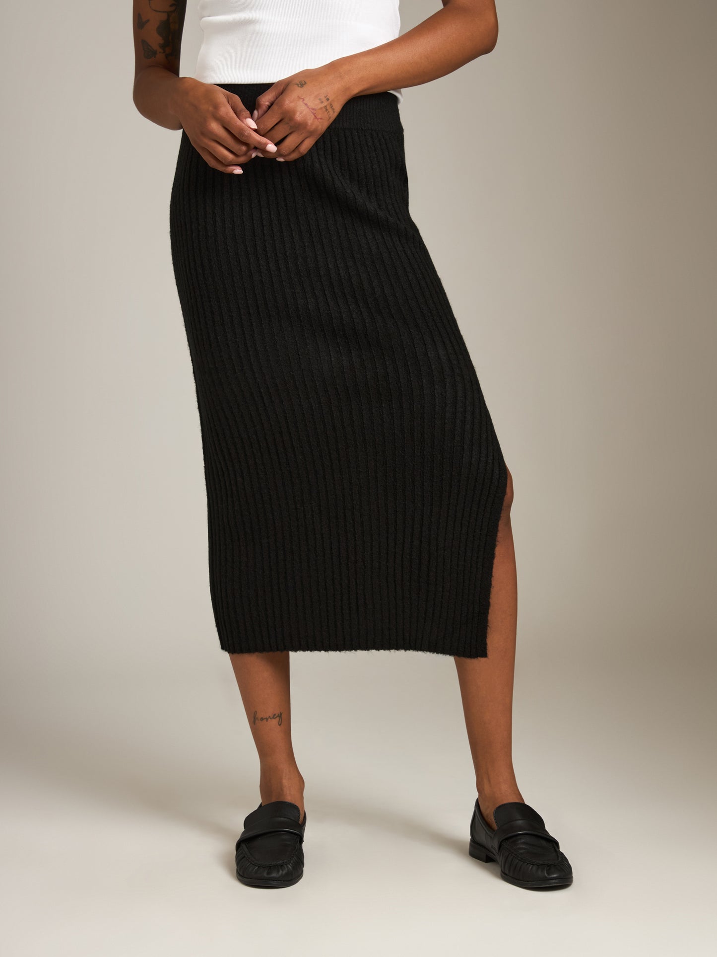 Mara Plush Midi Skirt