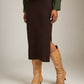 Mara Plush Midi Skirt