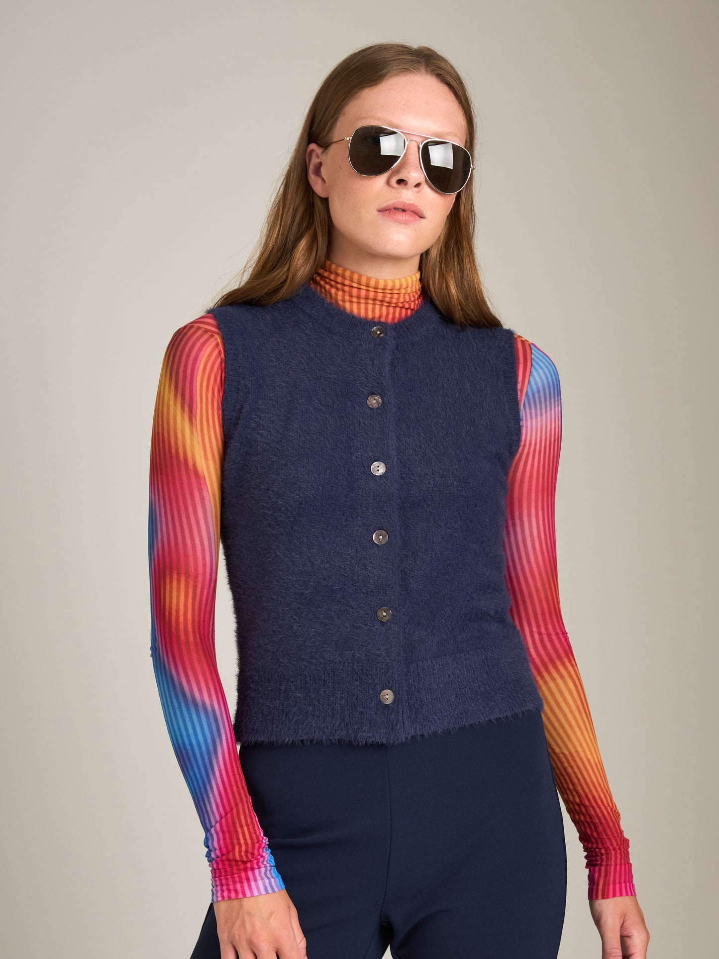 Ora Button Vest