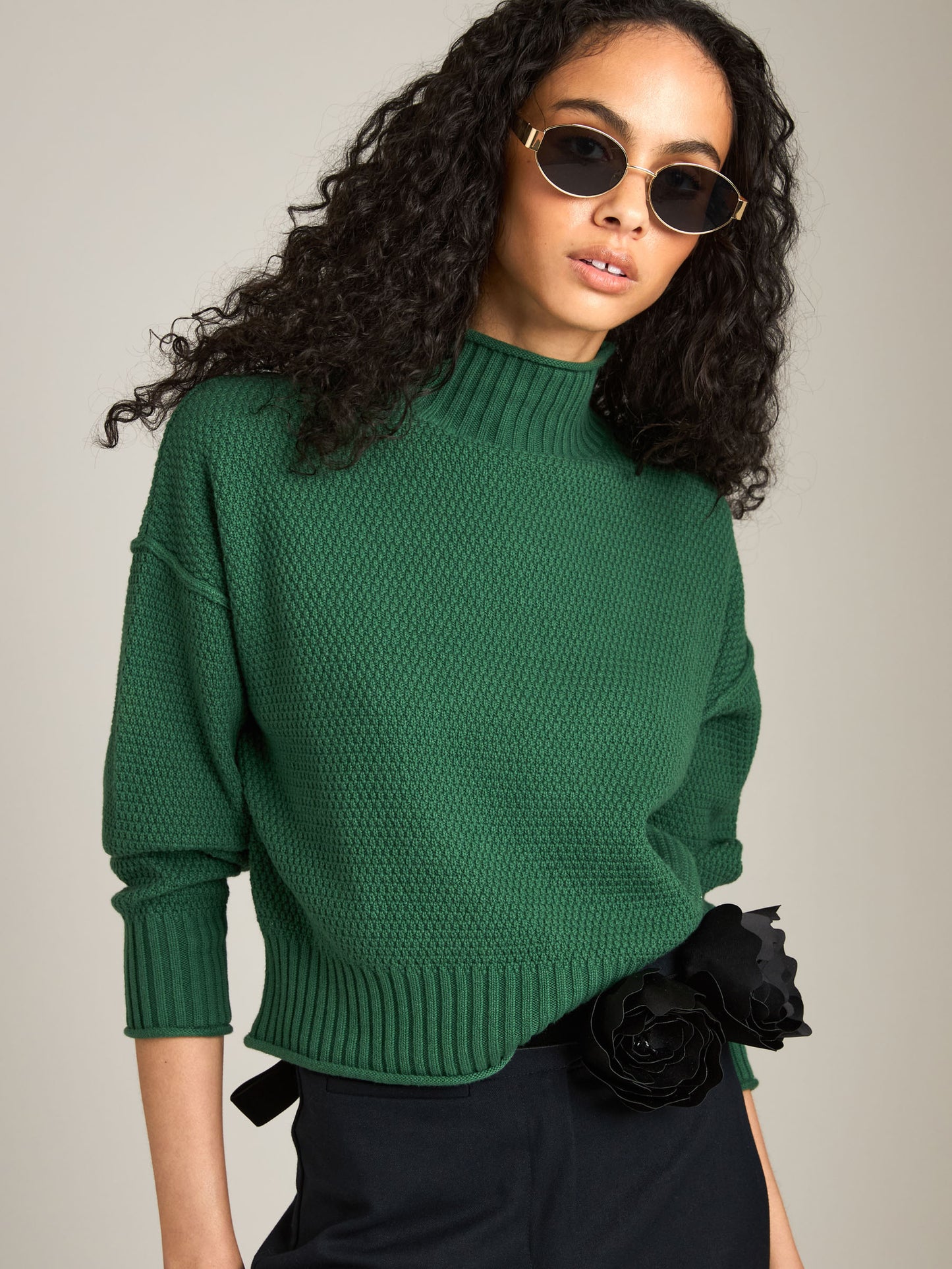 Rani Mockneck Pullover Sweater