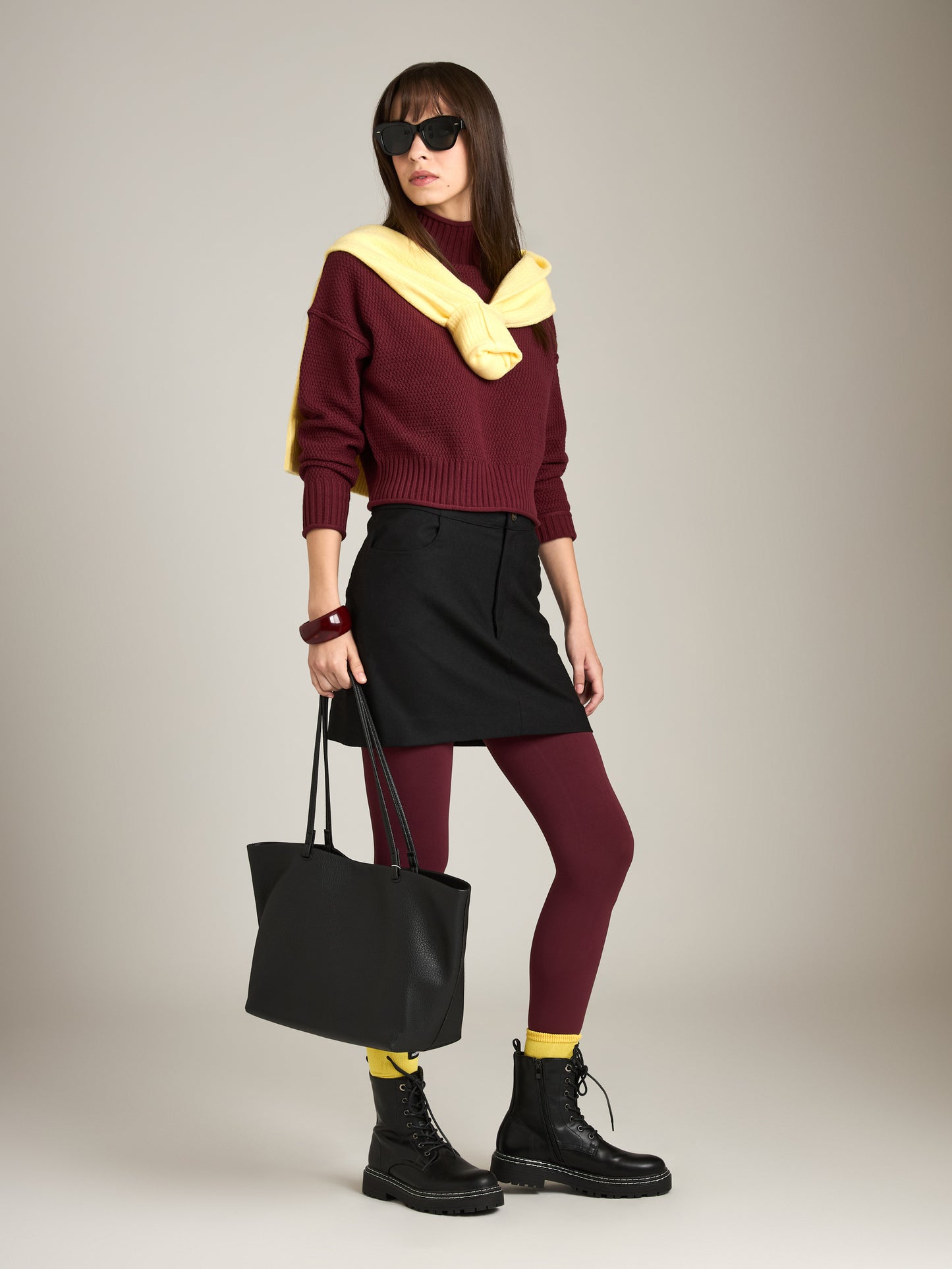 Rani Mockneck Pullover Sweater