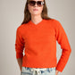 MONK & LOU - Roni Boucle V-neck Pullover Sweater - 