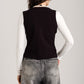 MONK & LOU - Rosalyn Knitted Vest - 