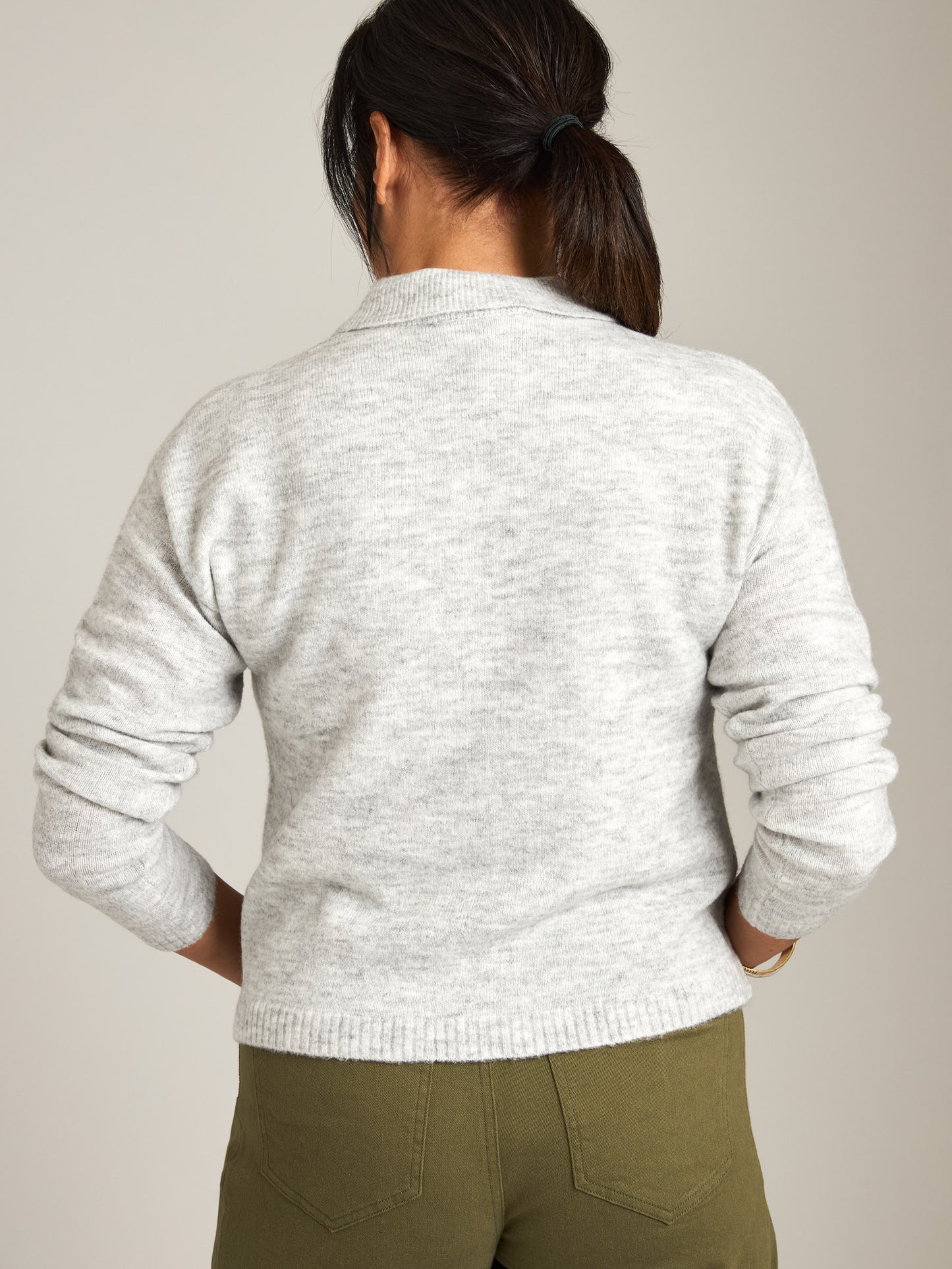 MONK & LOU - Saffi Polo Cardigan - 