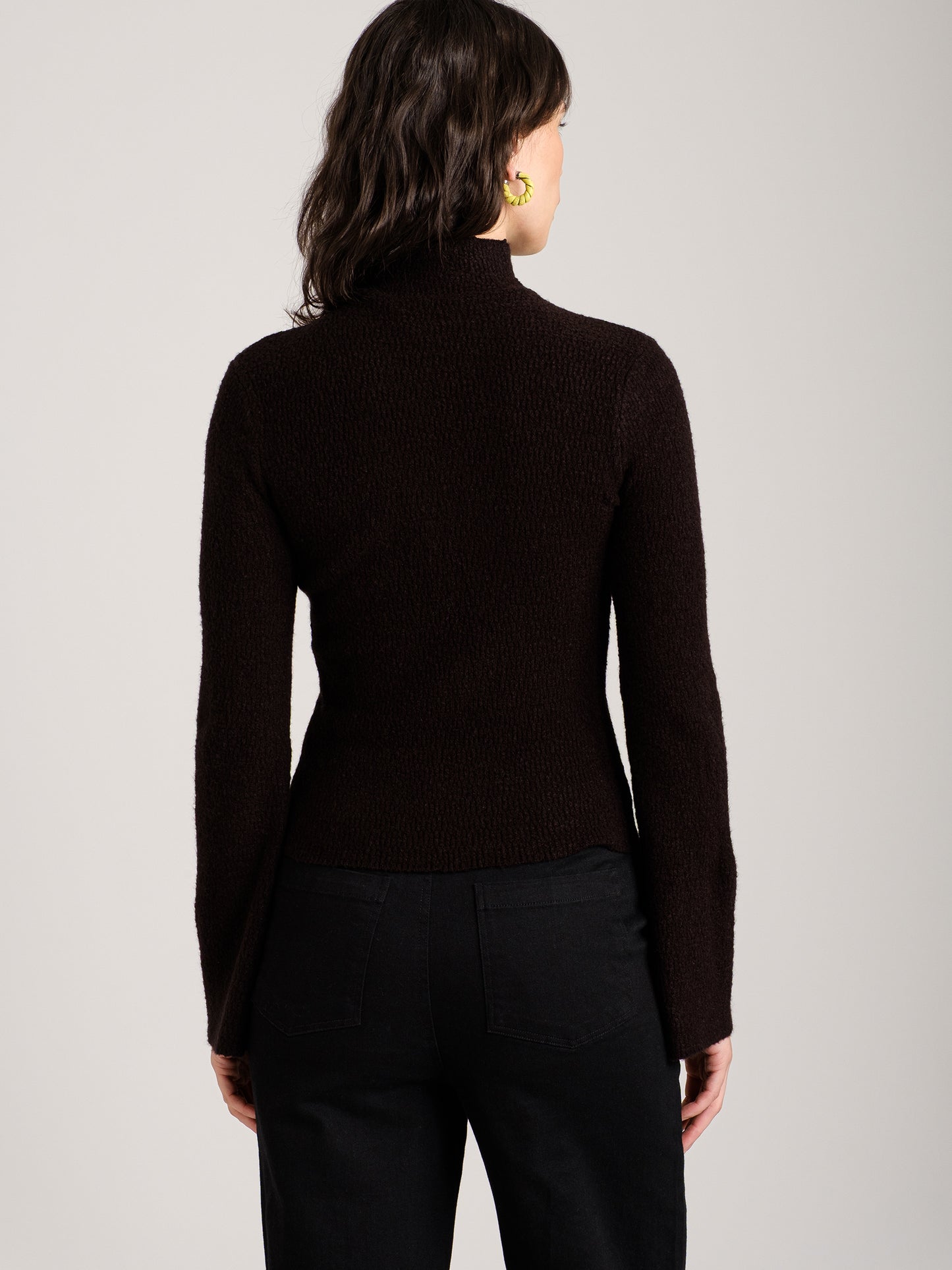MONK & LOU - Tayla Funnelneck Pullover Sweater - 