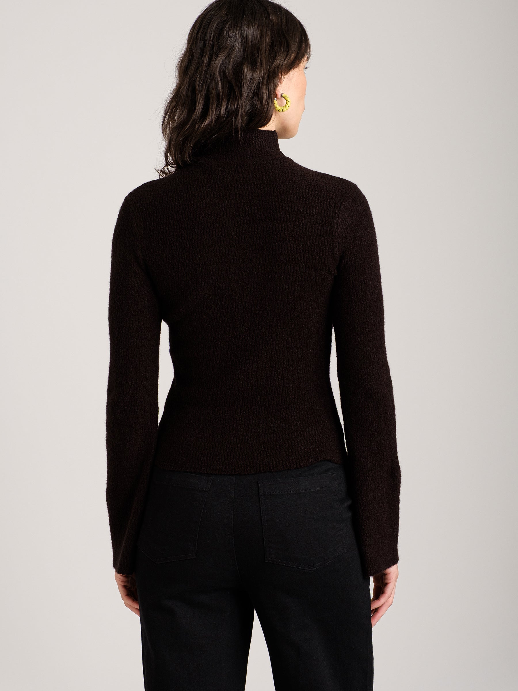 MONK & LOU - Tayla Funnelneck Pullover Sweater - 