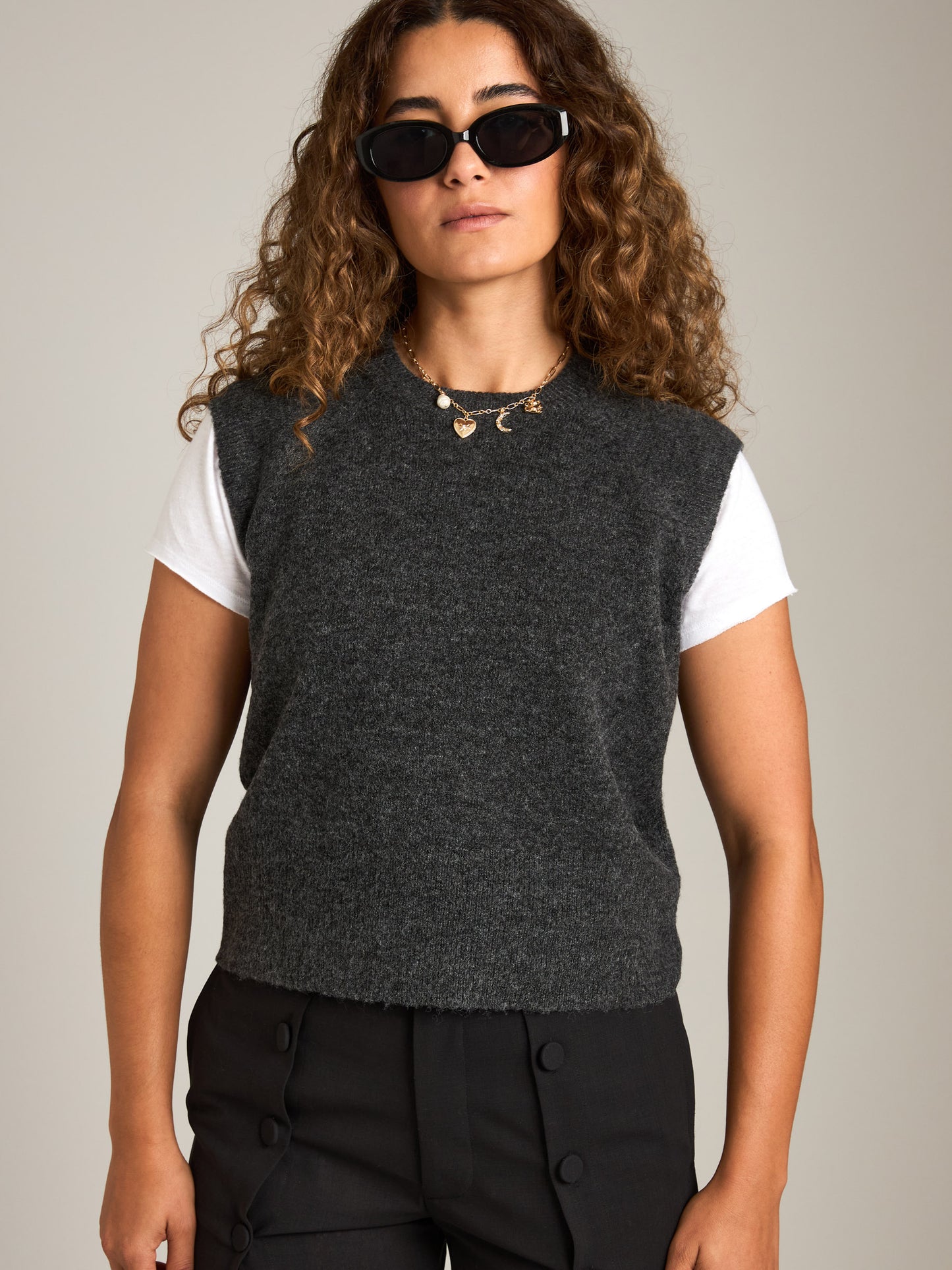 MONK & LOU - Yana Crew Vest - 