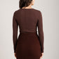 MONK & LOU - Beatrice Crewneck Long Sleeve Top - 
