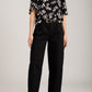 MONK & LOU - Julie Cropped Barrel Pant - 