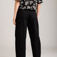 MONK & LOU - Julie Cropped Barrel Pant - 