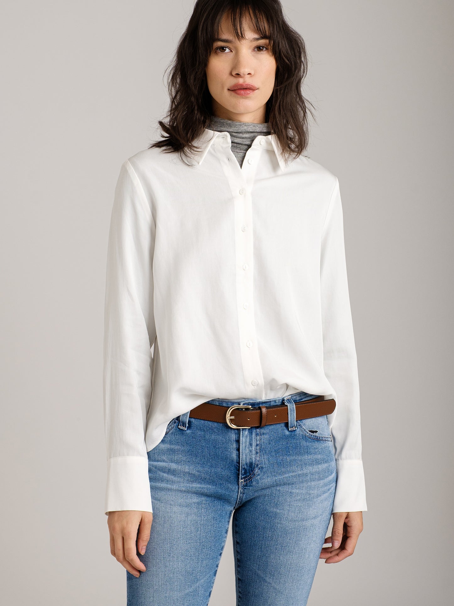 MONK & LOU - Minji Button Up Shirt - 