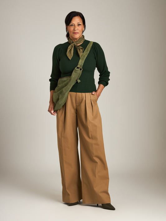 Jolie Puff Sleeve Pullover Sweater
