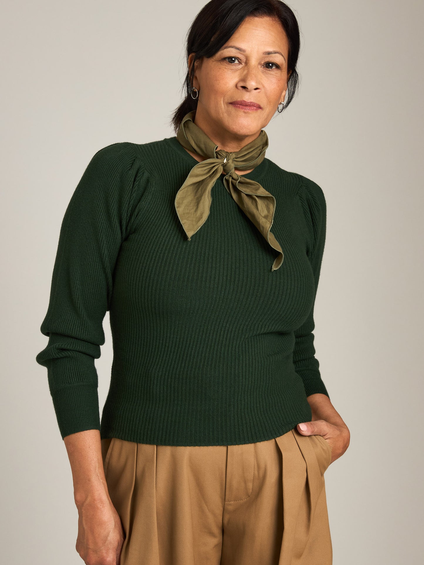 Jolie Puff Sleeve Pullover Sweater
