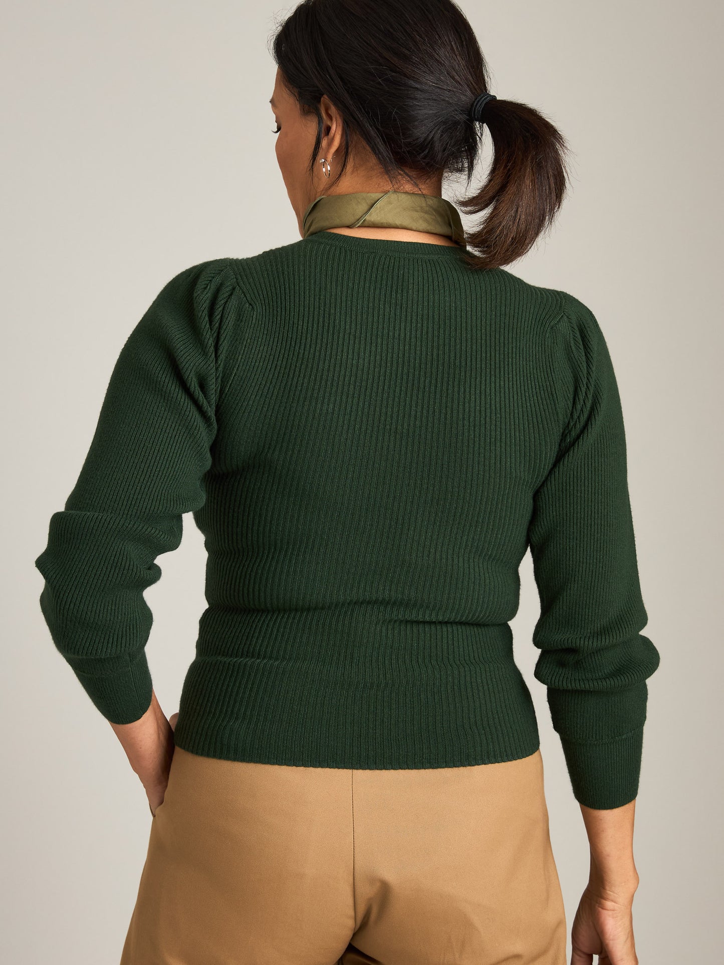 Jolie Puff Sleeve Pullover Sweater