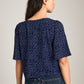 MONK & LOU - Printed Adair Blouse - 