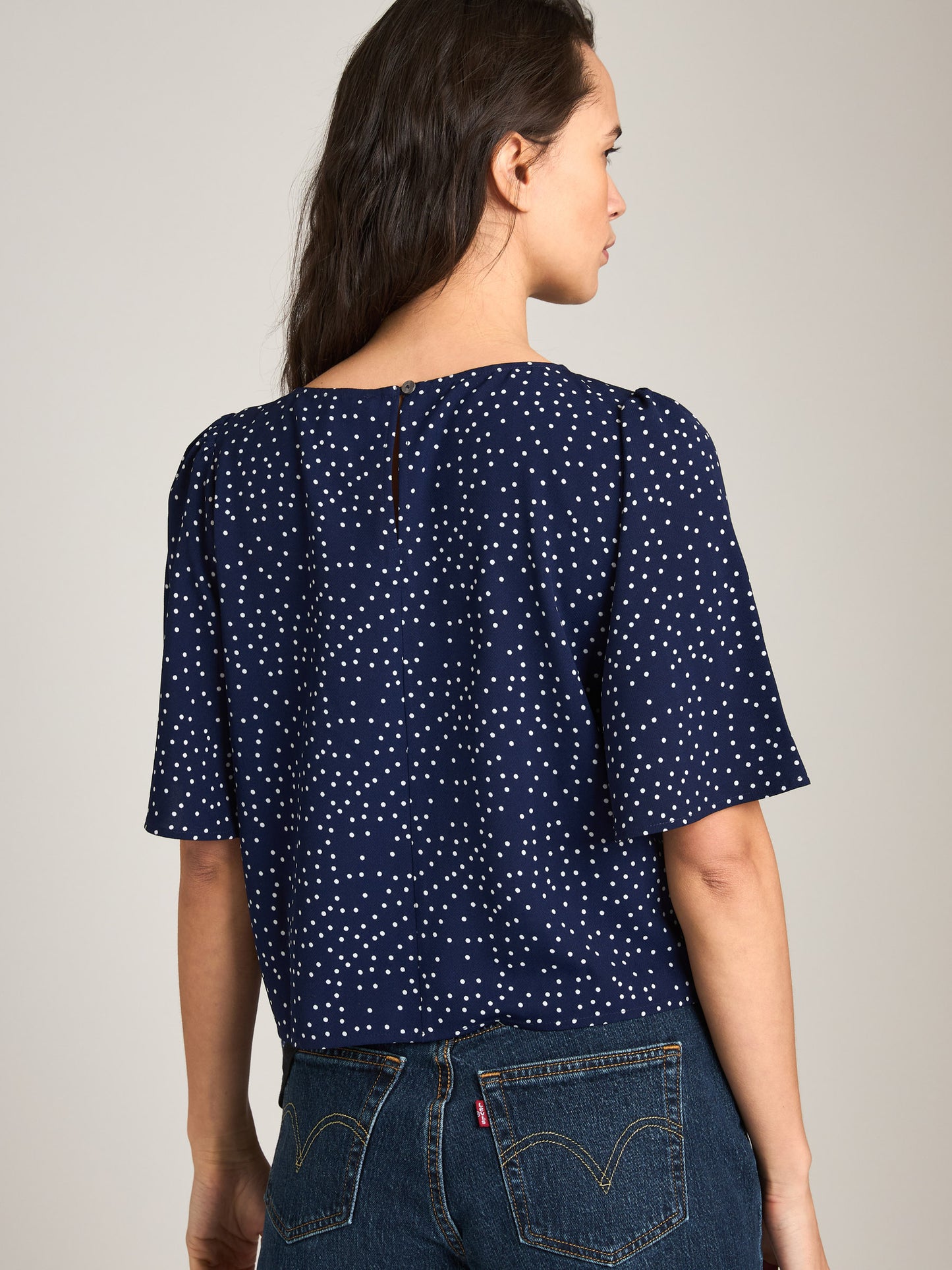 MONK & LOU - Printed Adair Blouse - 