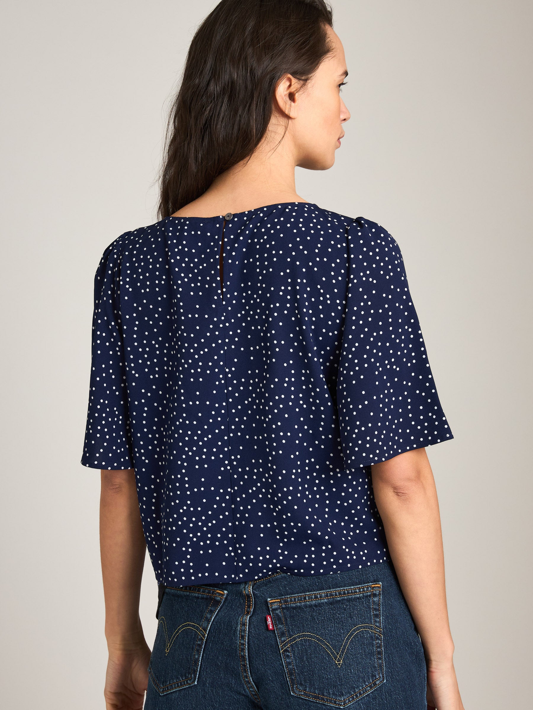 MONK & LOU - Printed Adair Blouse - 