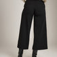 MONK & LOU - Amy Pintuck Cropped Wide Leg Pants - 