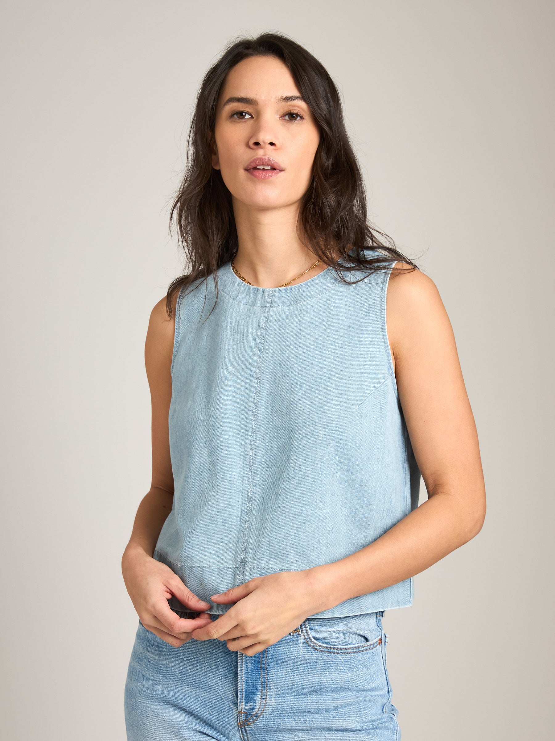 MONK & LOU - Anora Denim Shell - 