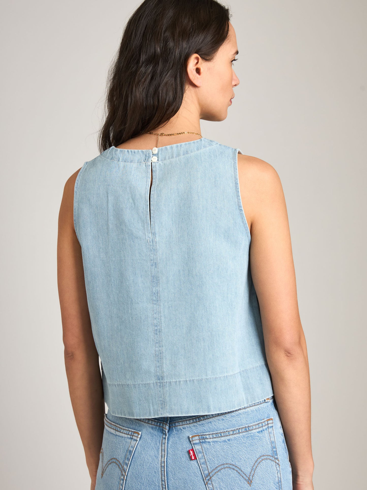 MONK & LOU - Anora Denim Shell - 