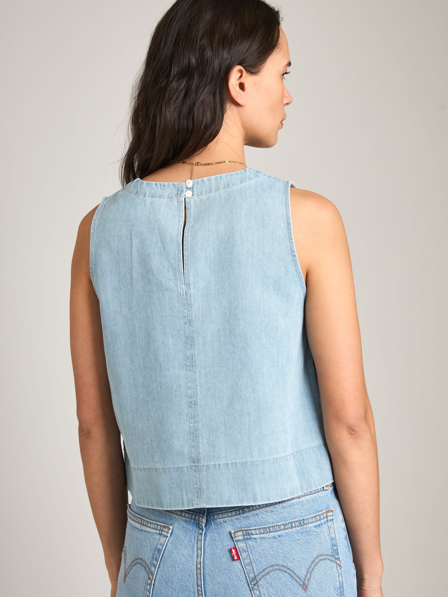MONK & LOU - Anora Denim Shell - 