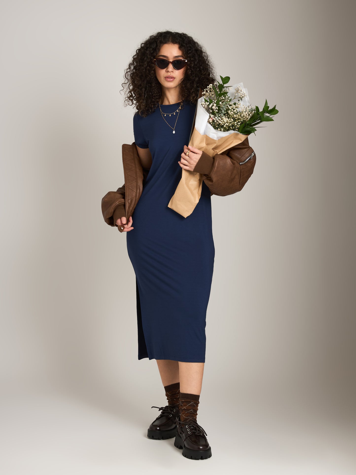 MONK & LOU - Aspen T-Shirt Dress - 
