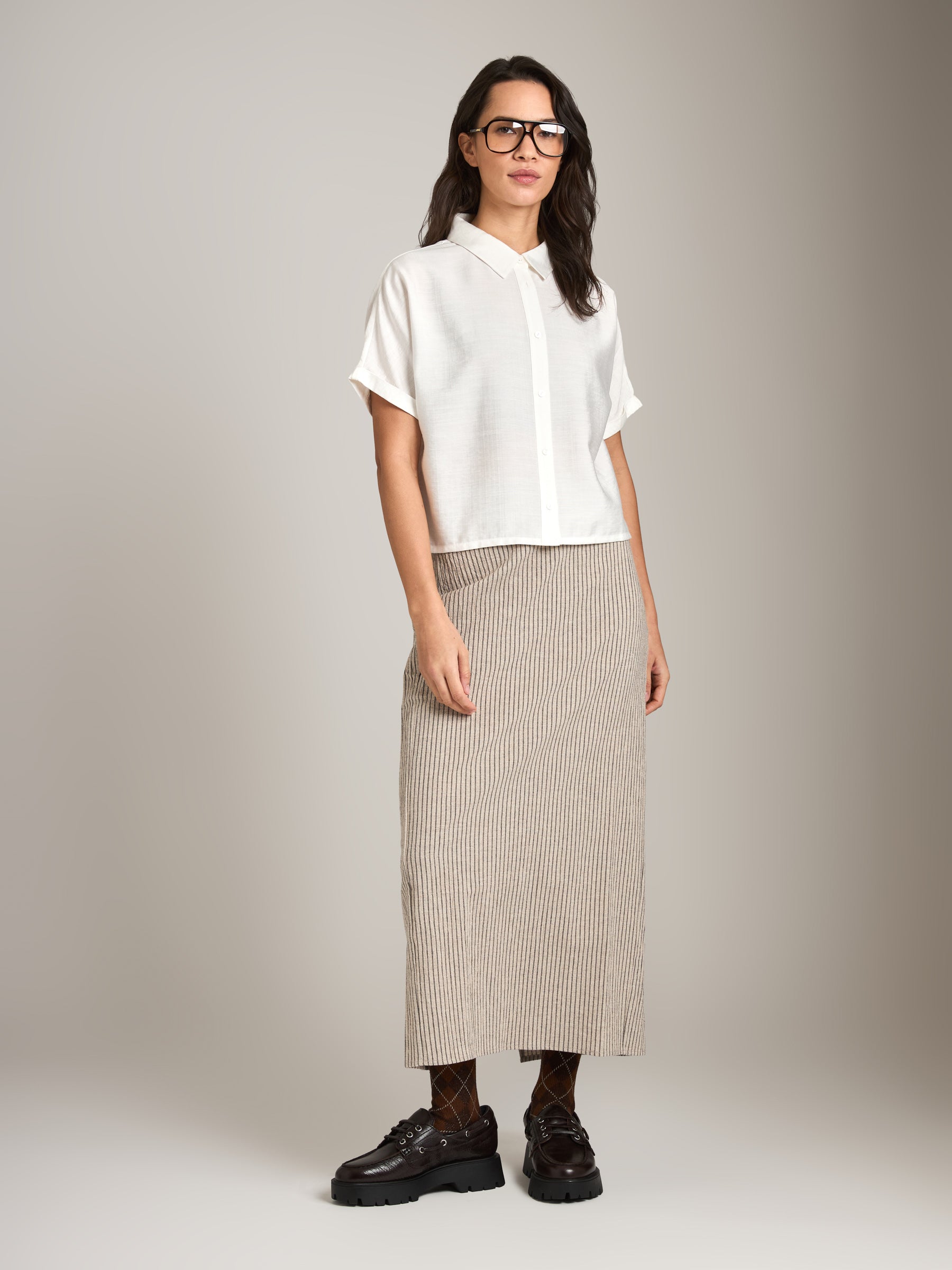 MONK & LOU - Chamber Shirt - White