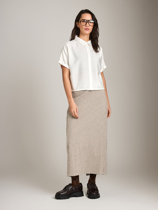 MONK & LOU - Chamber Shirt - White