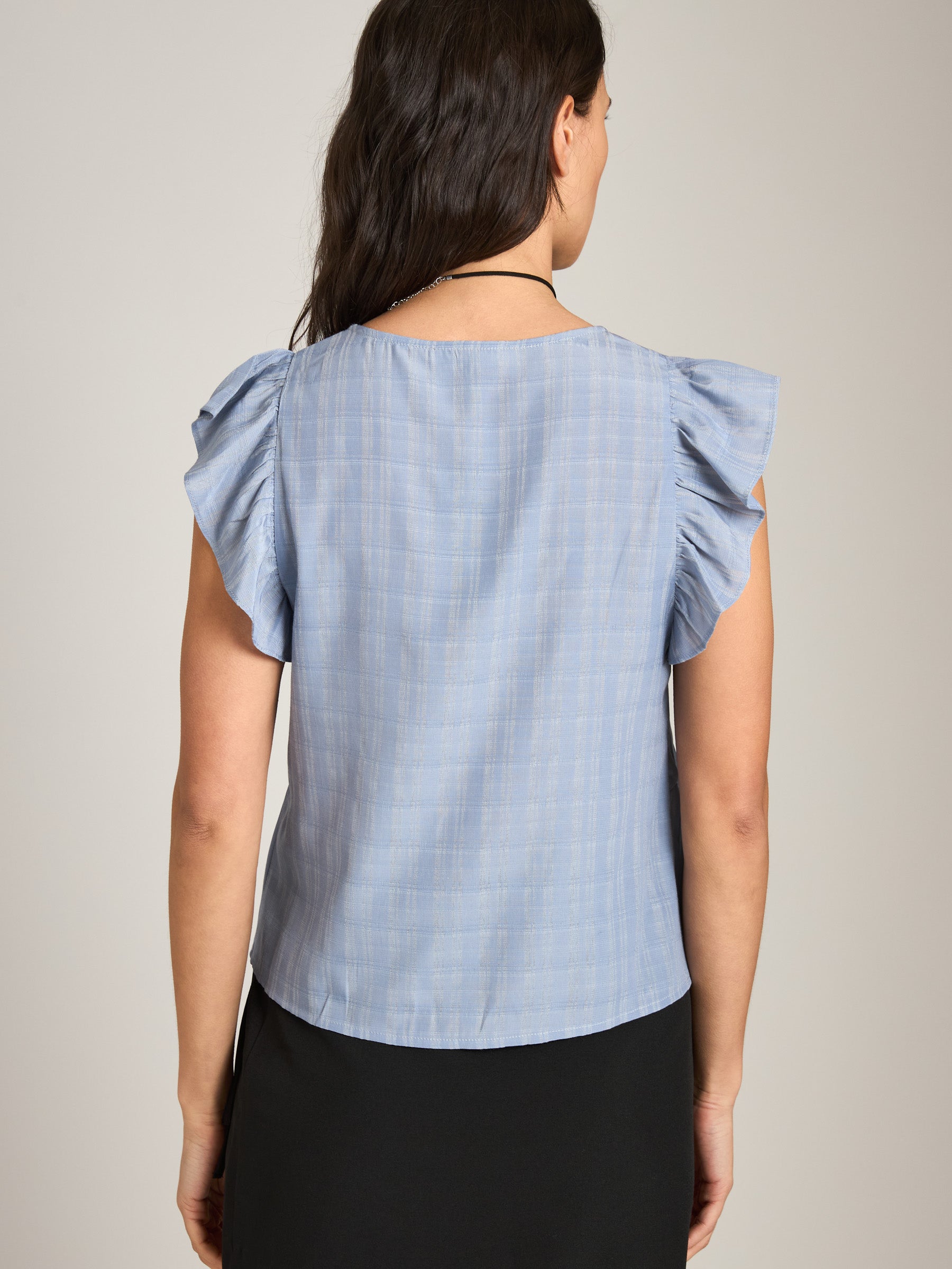 MONK & LOU - Clare Waterfall Sleeve Blouse - 