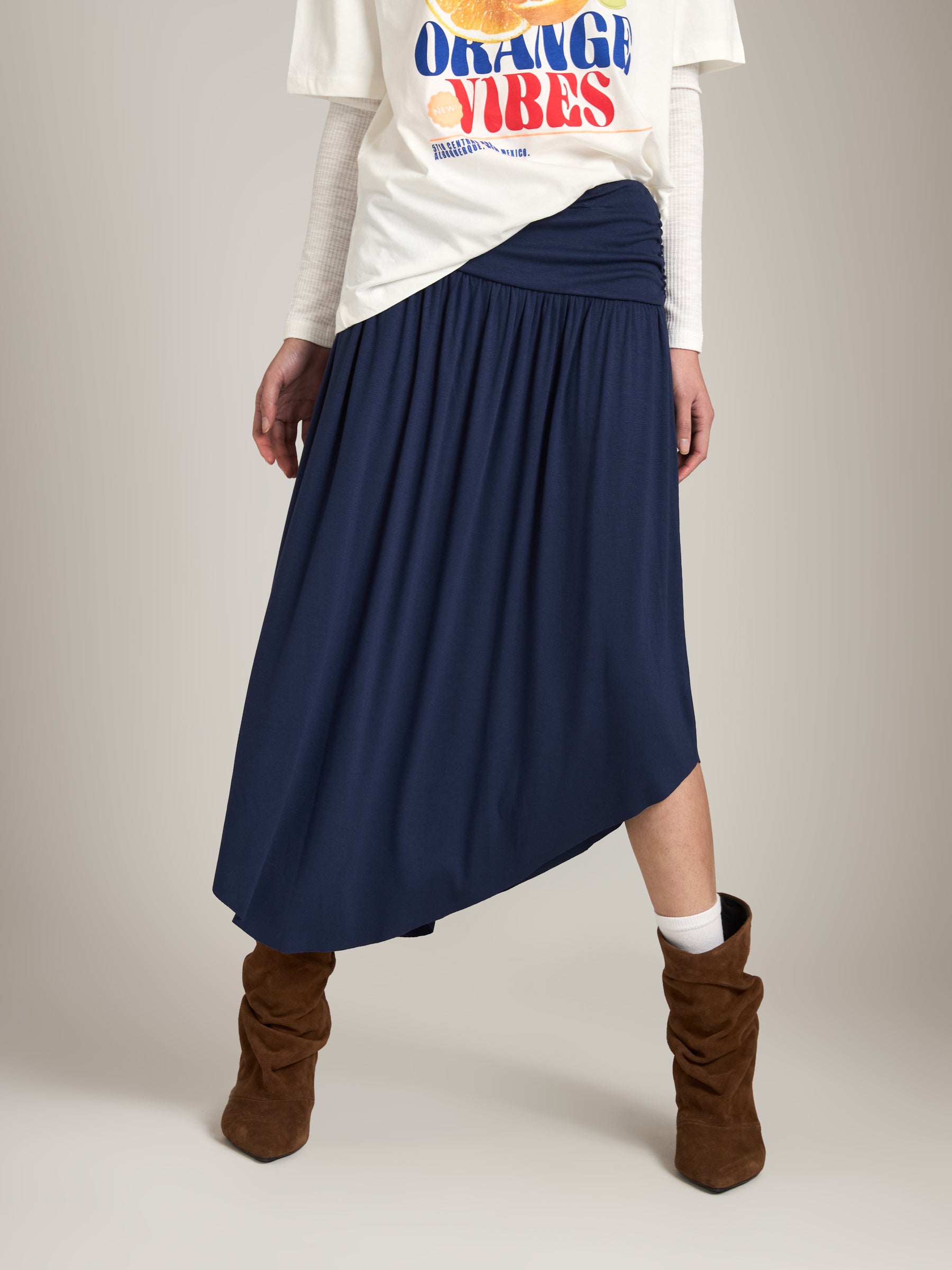 MONK & LOU - Danita Gathered Skirt - 