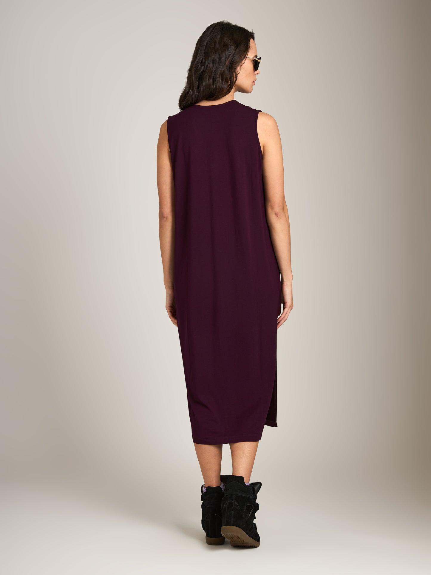 MONK & LOU - Drea Soft V-Neck Maxi Dress - 