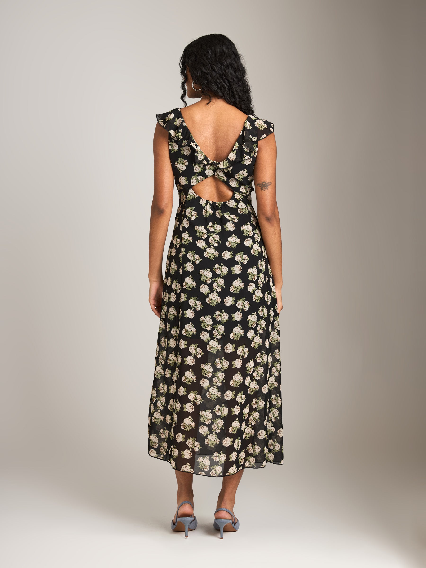 MONK & LOU - Elle Ruffle Maxi Dress - 