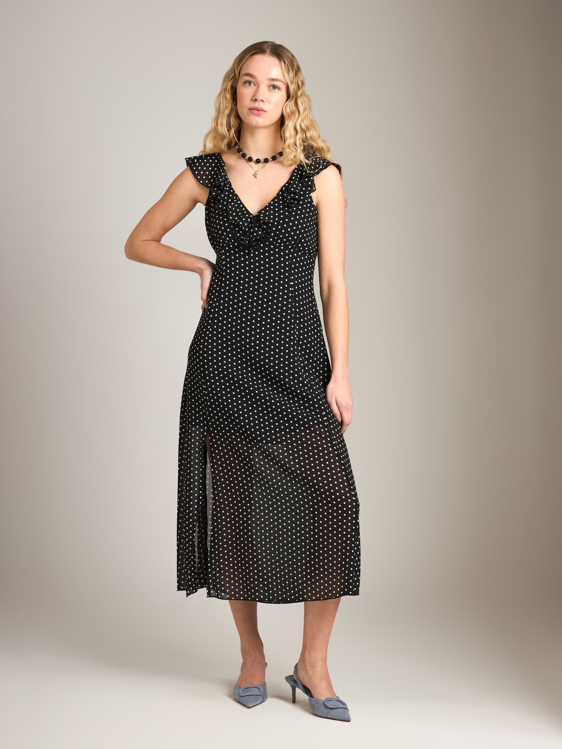 MONK & LOU - Elle Ruffle Maxi Dress - 