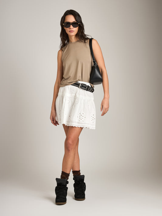 MONK & LOU - Estella Shell - Beige Taupe