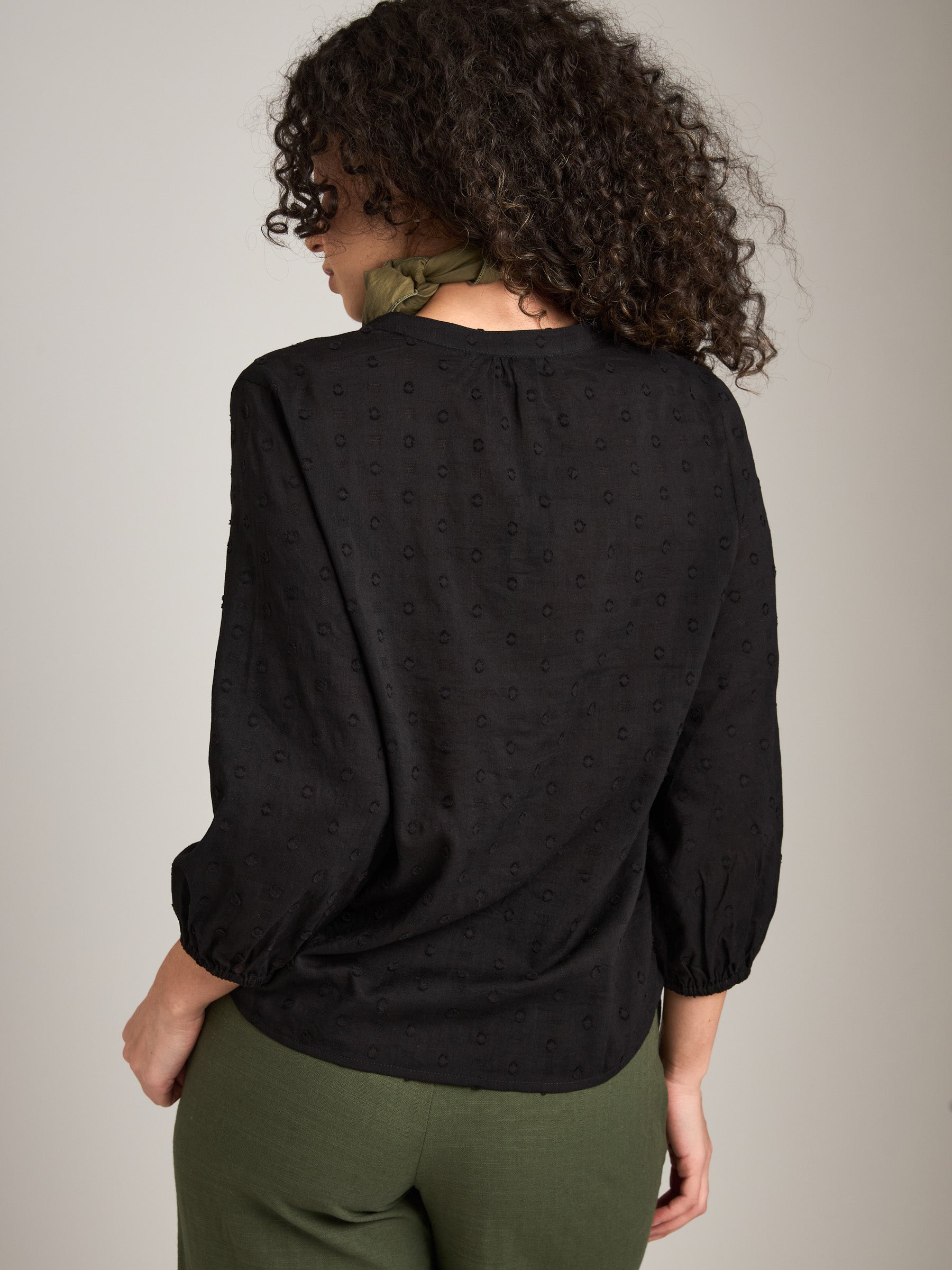 MONK & LOU - Etta Button Blouse - 