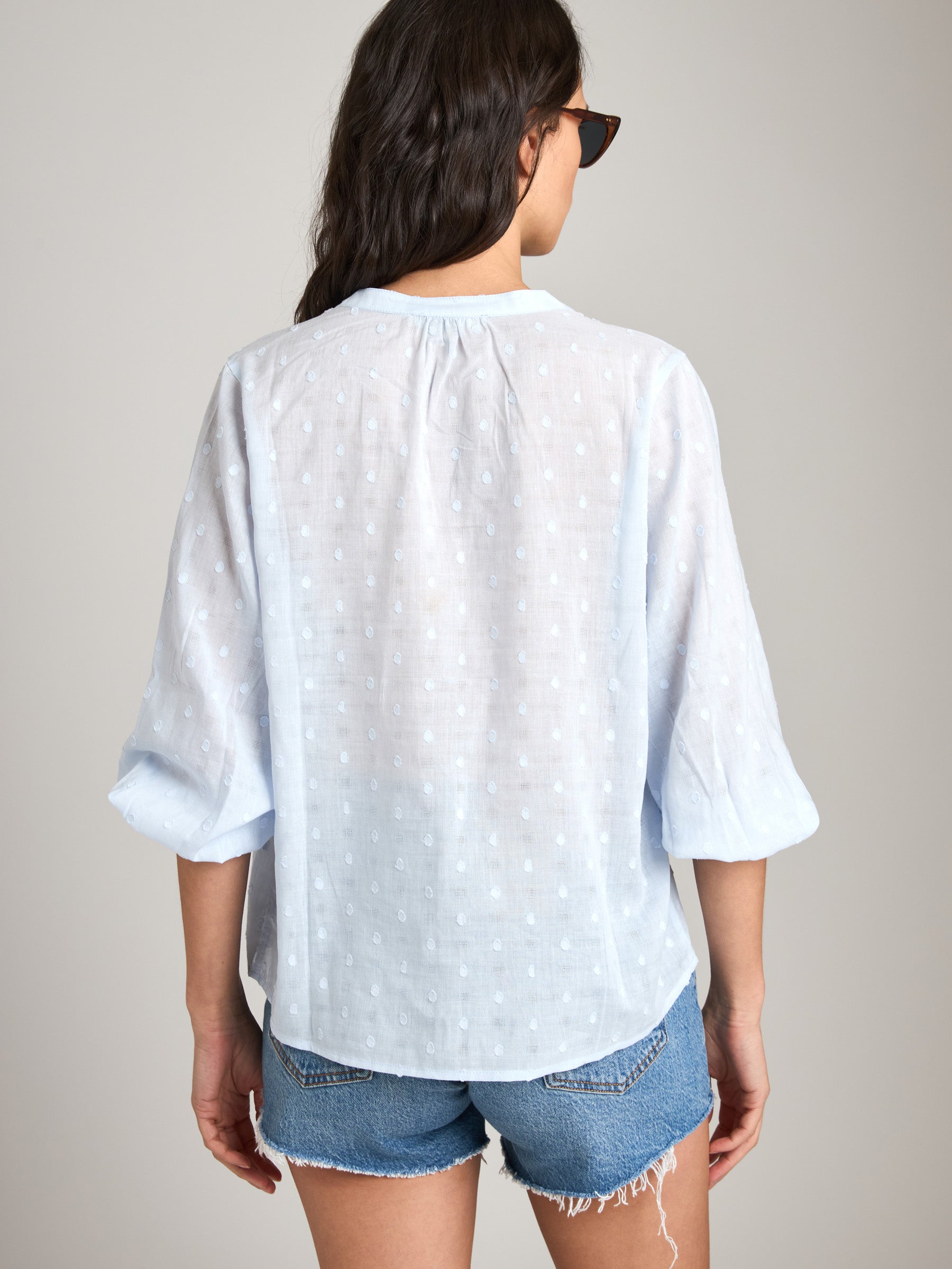 MONK & LOU - Etta Button Blouse - 
