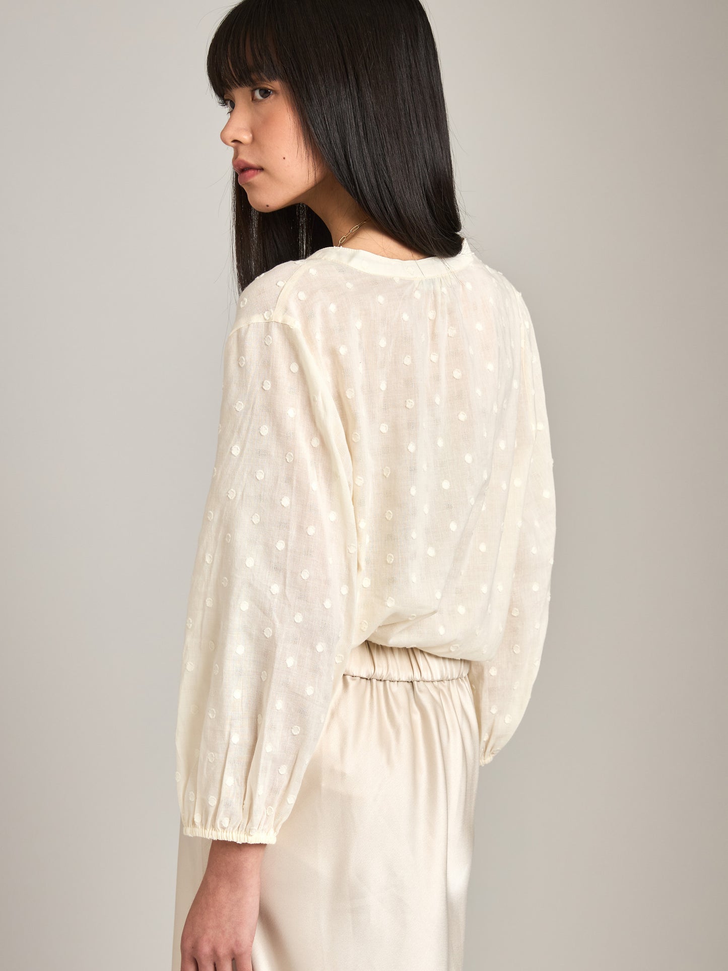 MONK & LOU - Etta Button Blouse - 