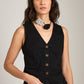 MONK & LOU - Felix Button Vest - 