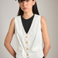 MONK & LOU - Felix Button Vest - 