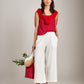 MONK & LOU - Fletcher Cropped Pants - Optic White