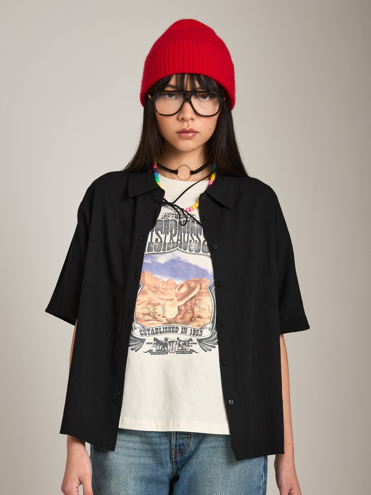 MONK & LOU - Francis Shortsleeve Shirt - 