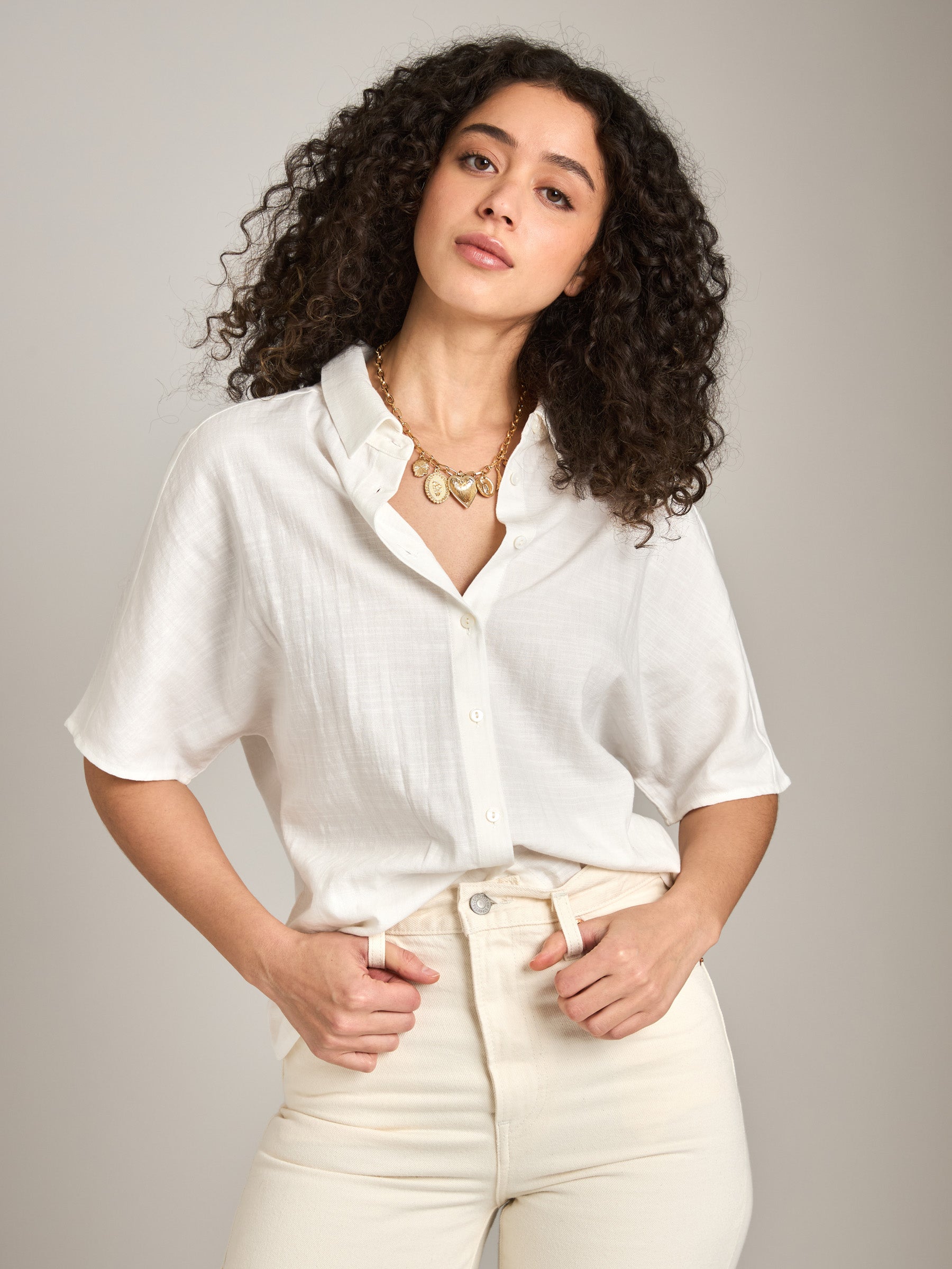 MONK & LOU - Francis Shortsleeve Shirt - 