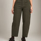 MONK & LOU - Julie Cropped Barrel Pants - 