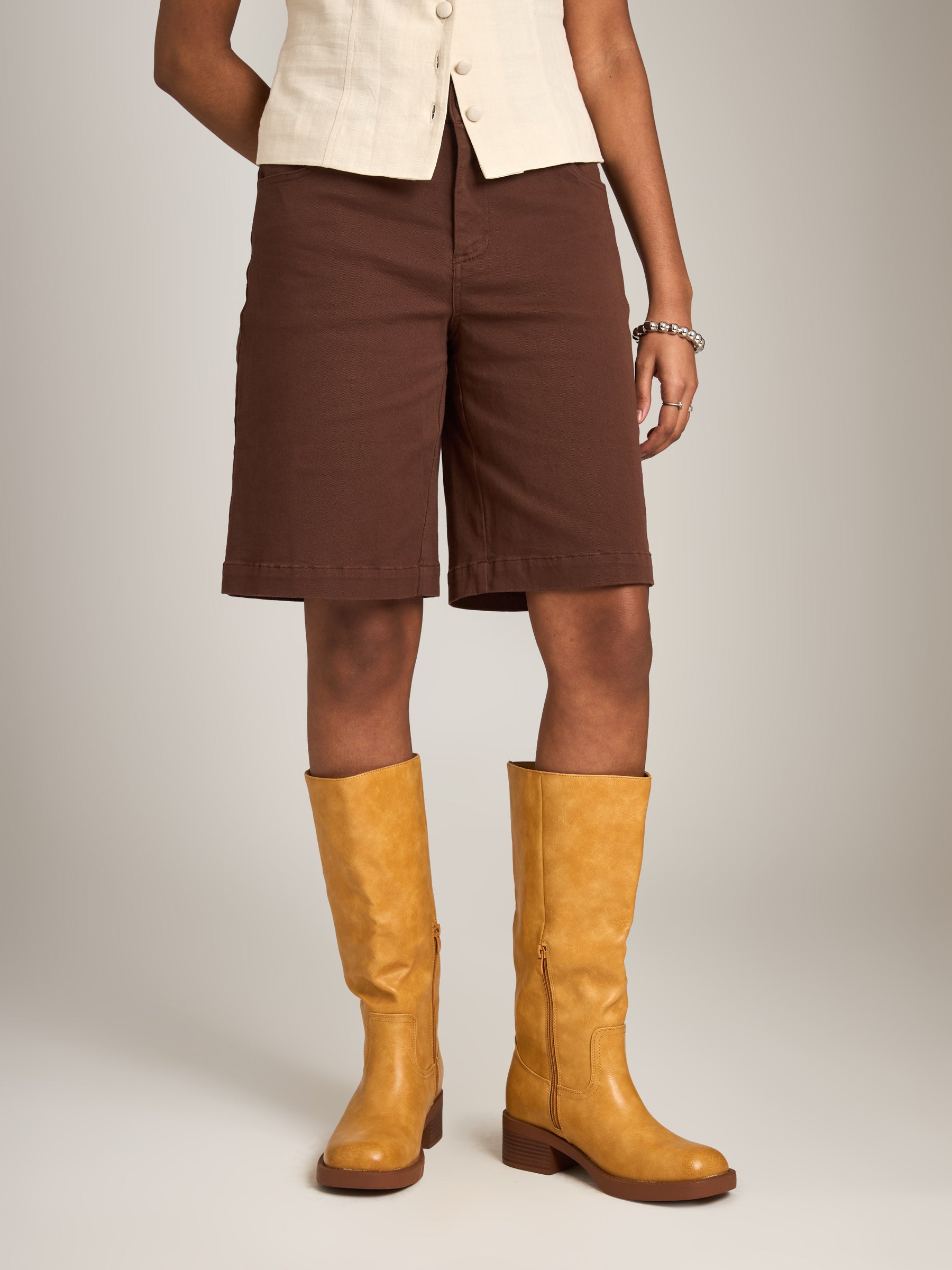 MONK & LOU - Keely Bermuda Shorts - 