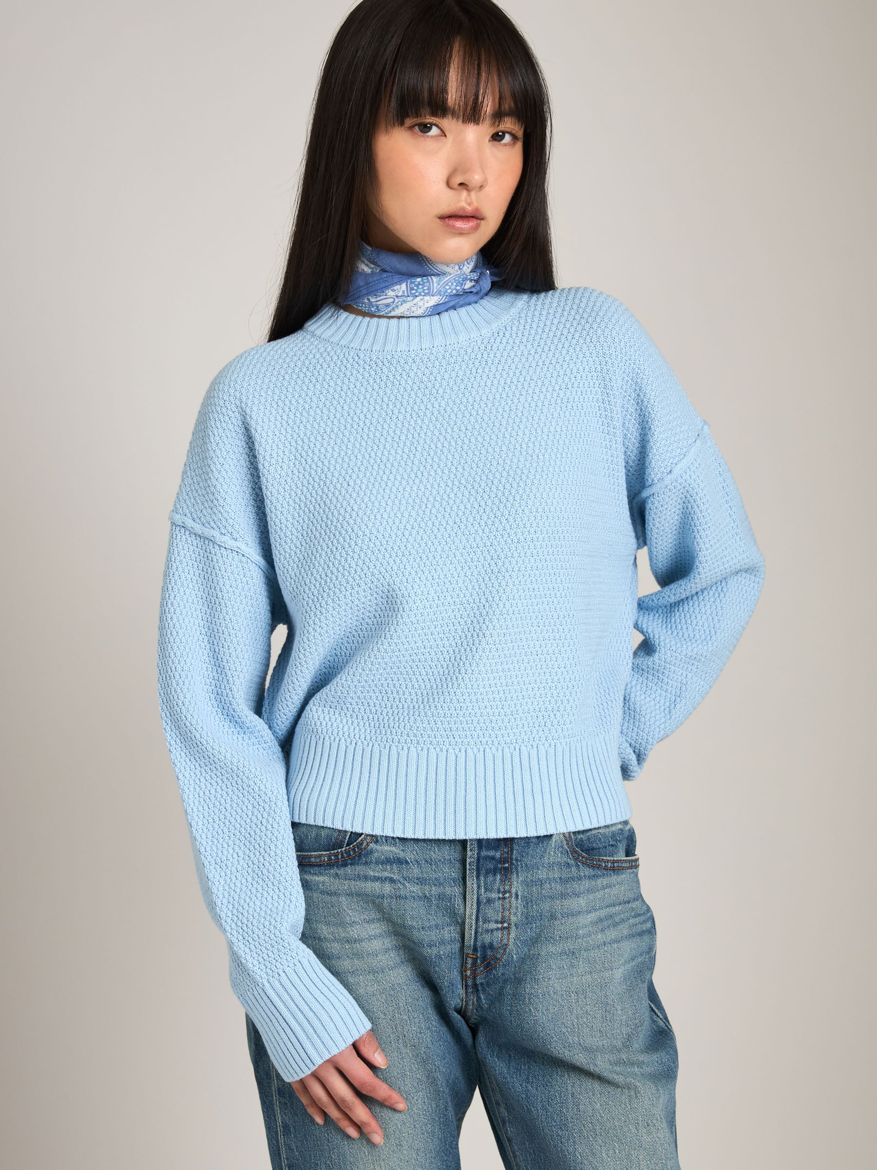 MONK & LOU - Kya Crewneck Pullover - 