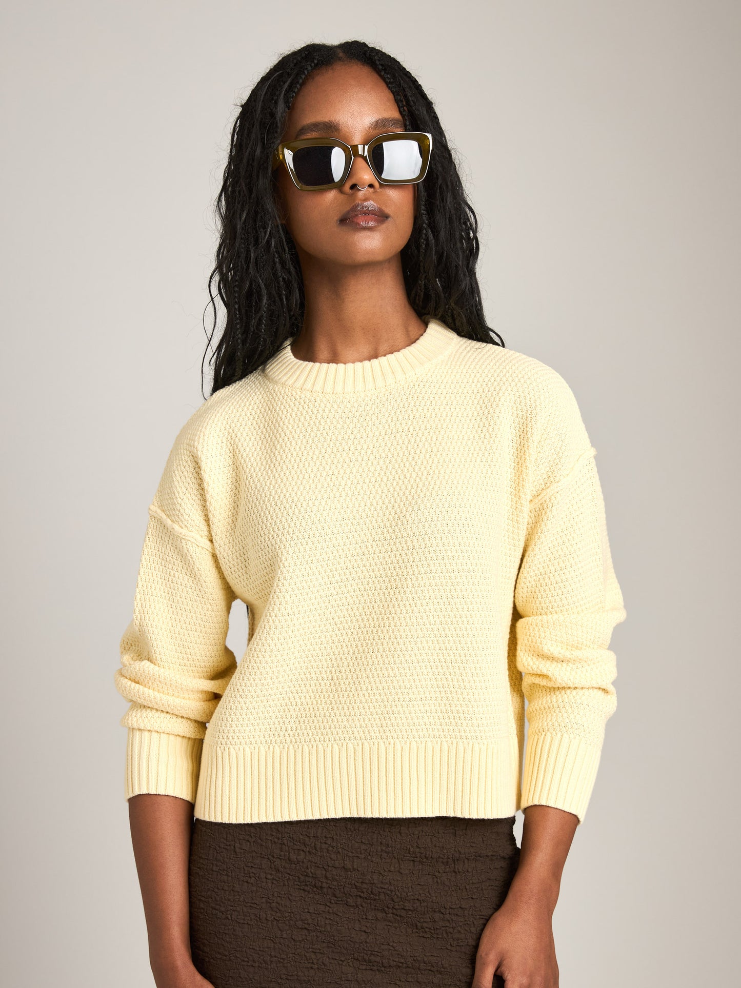 MONK & LOU - Kya Crewneck Pullover - 