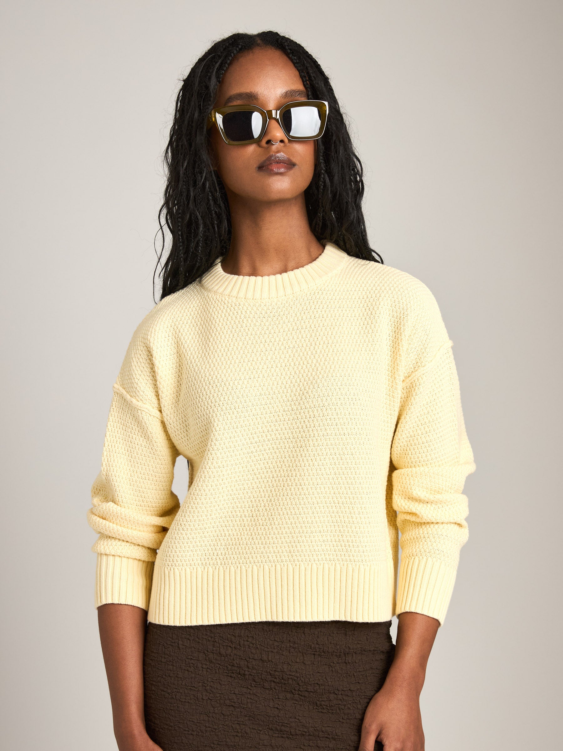 MONK & LOU - Kya Crewneck Pullover - 