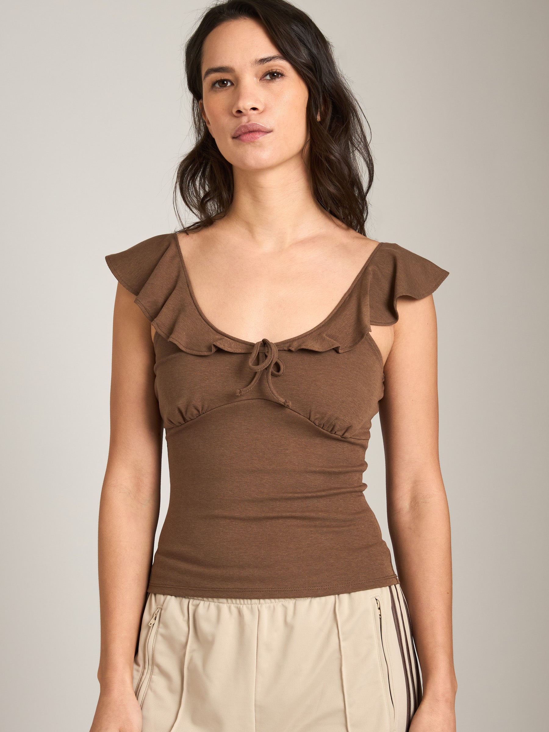MONK & LOU - Lilith Ruffle Top - 